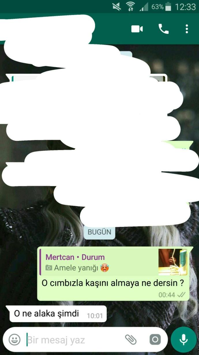 Görüldü attim da yazar mı?