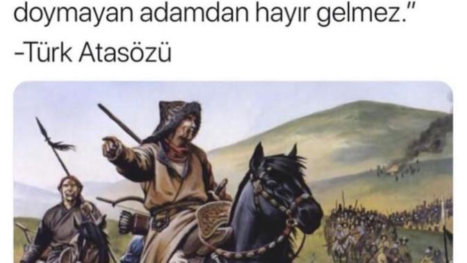 "Paraya doymayan kadından, kadına doymayan adamdan hayır gelmez" ?