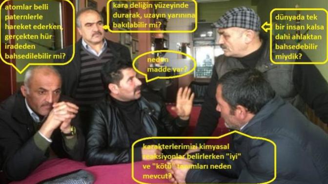 Fotoğraftaki dayıların tartıştıkları problemlerin cevabını bilen var mı?