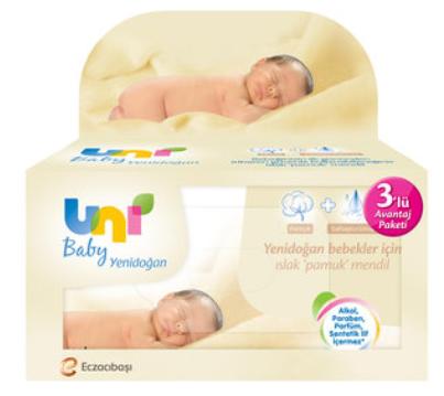 Uni Baby Yenidoğan Islak Havlu