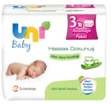 Uni Baby Hassas Dokunuş Aloe Vera Ferahlığı