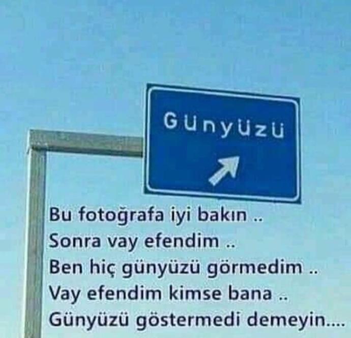 Günyüzü görmek istermisiniz?