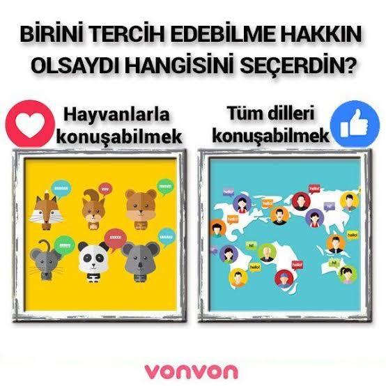 Birini tercih etseydin hangisini tercih ederdin?