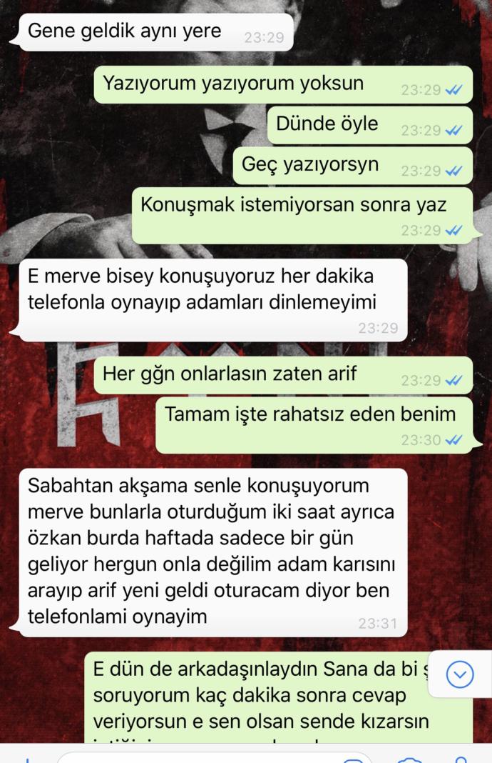 Sevgiliniz geç yazsa sizde kızmaz mısınız?