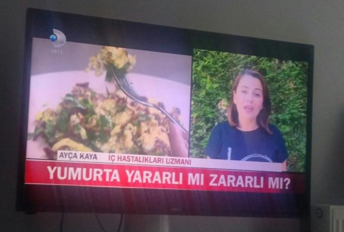 Beslenme & İç Hastalıklar Uzmanı olan Ayça Kaya her gün 1 yumurta yemek çok faydalı diyor.
