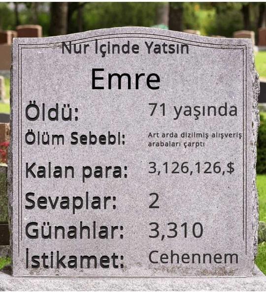 Öldükten Sonra Nasıl Hatırlanacaksın?