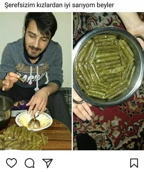 Lahana sarması yapan erkek mi makbuldür normal yaprak sarma yapan erkek mi?