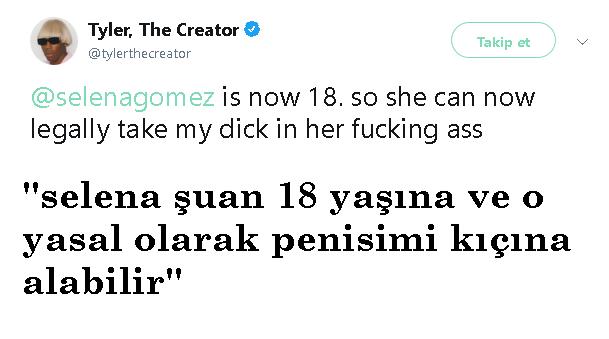 Selena Gomez hakkında ünlü rapçi'nin yazdığı cinsel içerikli twitler olay oldu, sizce durum vahim mi?