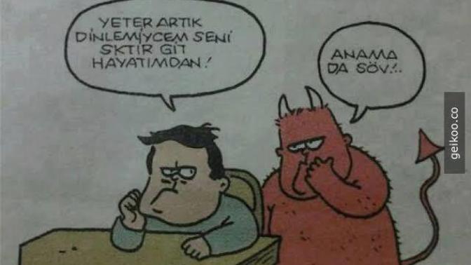 Bazen şeytan diyor ki dediğiniz anlarda şeytan size ne fısıldıyor?