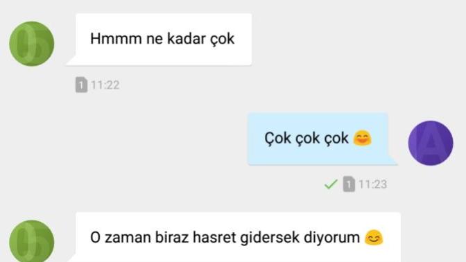 Sevgilim bana bu mesajları attı ne demek istiyor azmış mı?
