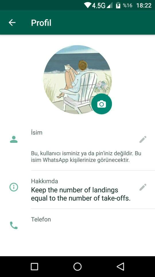 "Whatsapp" profil fotograf ve durumlarınız nedir?