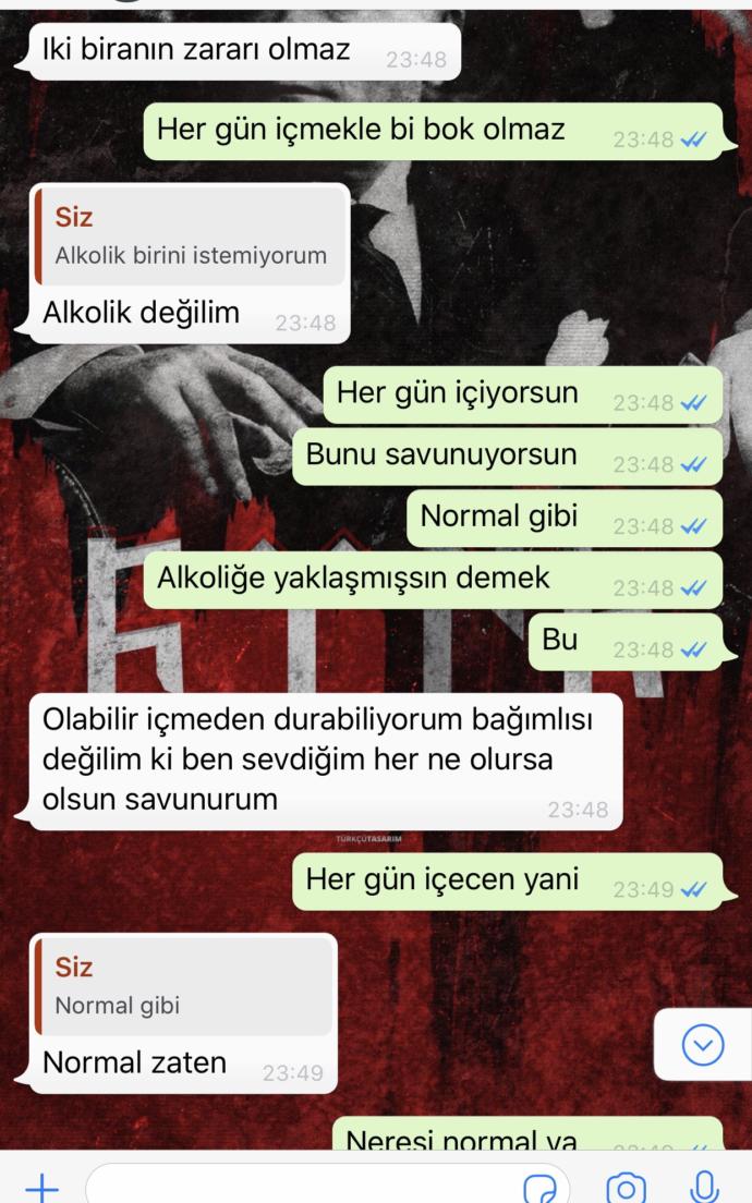 Sevgilim alkol yüzünden benden ayrıldı sizce ne yapayım?