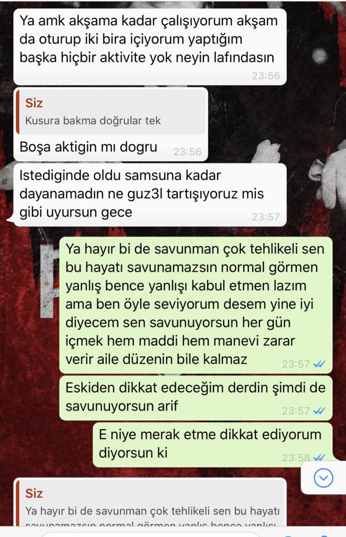 Sevgilim alkol yüzünden benden ayrıldı sizce ne yapayım?