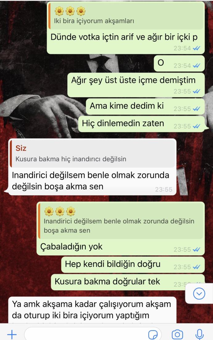 Sevgilim alkol yüzünden benden ayrıldı sizce ne yapayım?
