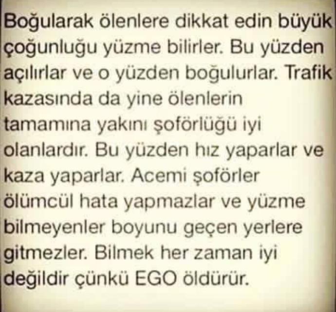 EGO Öldürür mü?