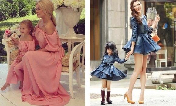 Son günlerin yükselen trendi: Anne-kız bir örnek giyinme! Sizce anne-kız bir örnek giyinmeli mi?