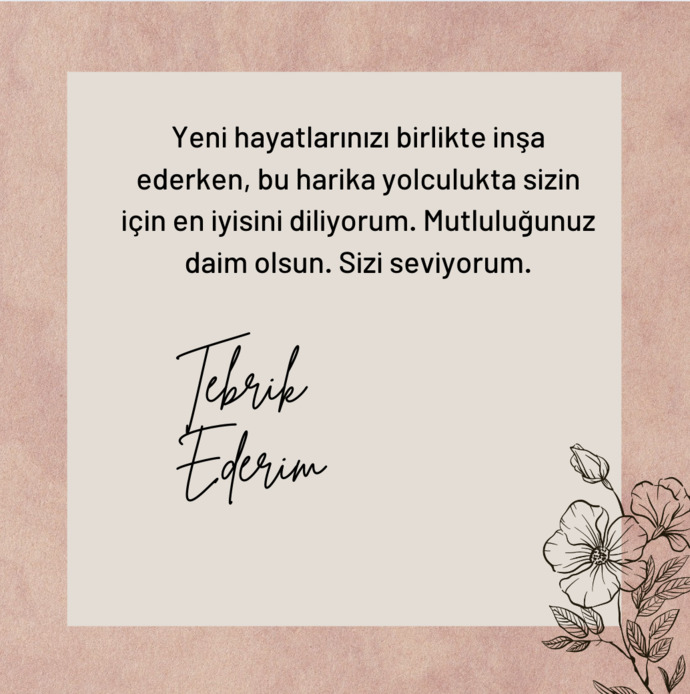 Nişanlanan arkadaşa ne denir?