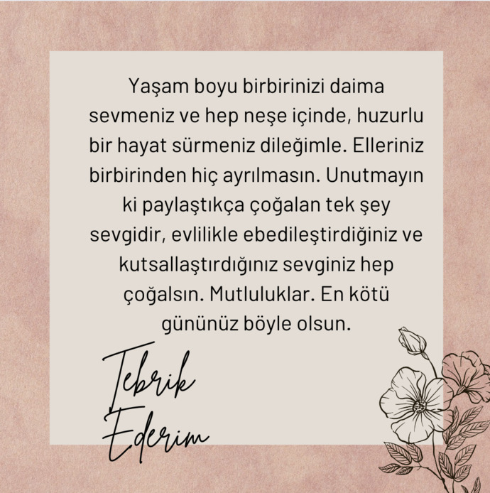 Nişanlanan arkadaşa ne denir?