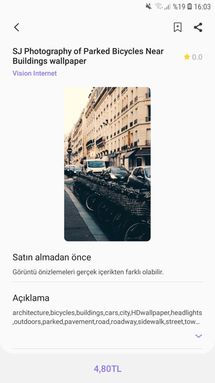 Samsungun ucretli olan duvar kagitlarini, nasil belese alabilirim?