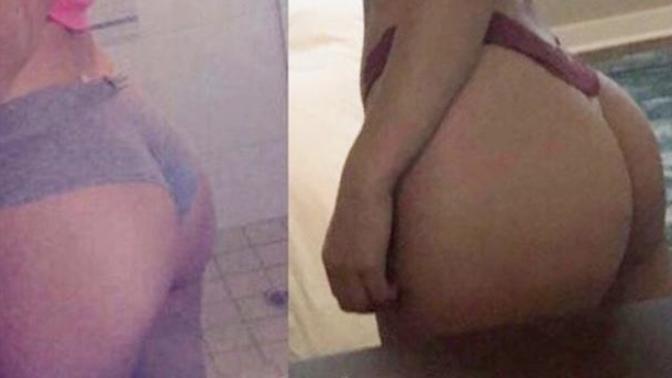 3 aylık antrenmanın sonucu. Popo büyültme operasyonu başarılı olmuş mu? Sizce nasıl?