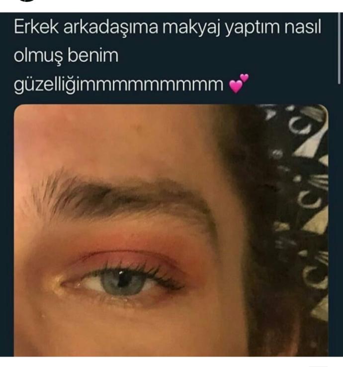 Erkekler sevgiliniz size AZICIK makyaj yapa bilir mii😄?