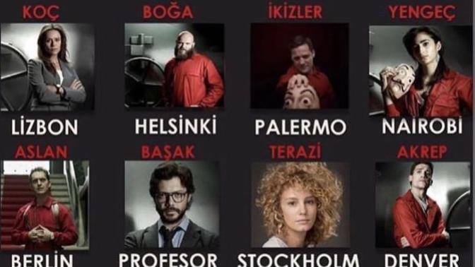 Burcuna göre hangi la casa de papel karakterisin?