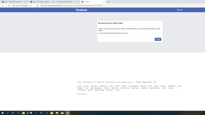 Facebook giriş yapinca telefonuma onay kodu gelmiyor numaram doğru oldugu halde yardimci olur musunuz?