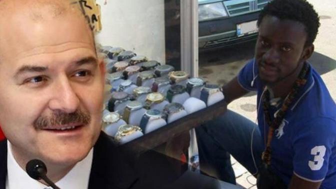 Bakan Soylu'nun "elinde bir saat 10 liraya satıyor, Afrika'dan gelmiş." açıklamasına yorumun nedir?