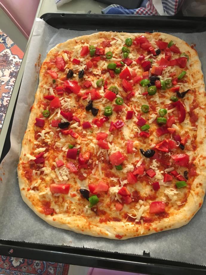 Nerde bol malzemos nerde anamın pizzası😂