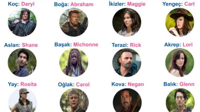 Burcuna göre hangi The Walking Dead karakterisin?