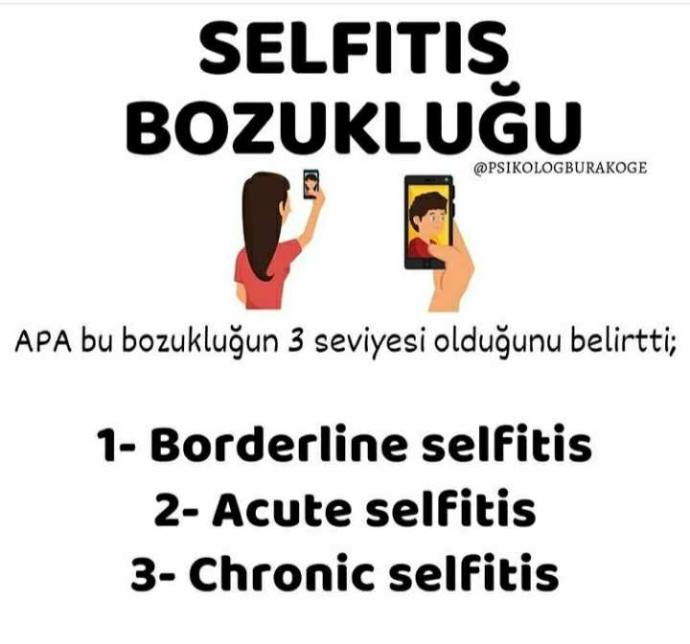 Selfıtıs bozukluğu rahatsızlığından haberdar mısınız?