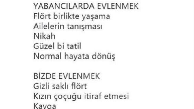 Kafanizdaki Evlilik nasil birsey? Tanimi nedir?