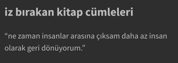 Sizin de iz bırakan kitap cümleleriniz var mı?