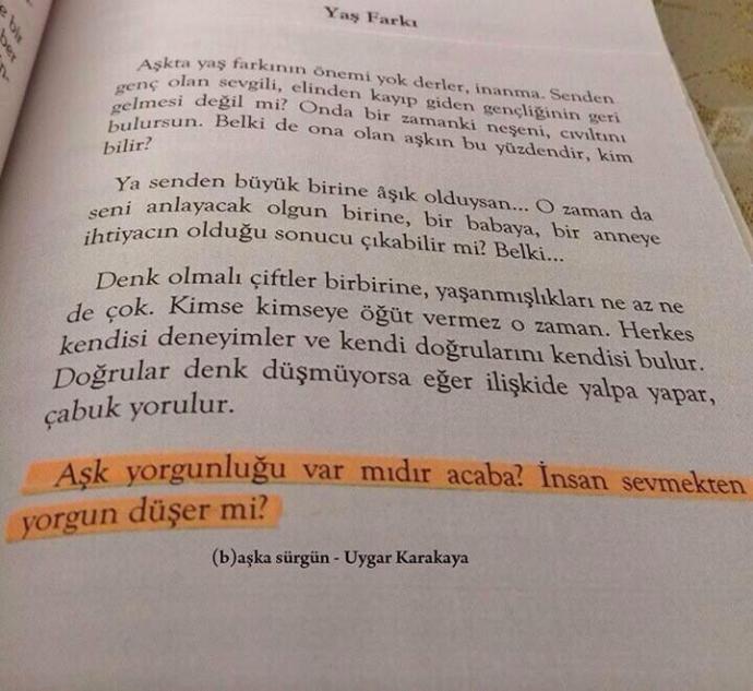 Sizin de iz bırakan kitap cümleleriniz var mı?