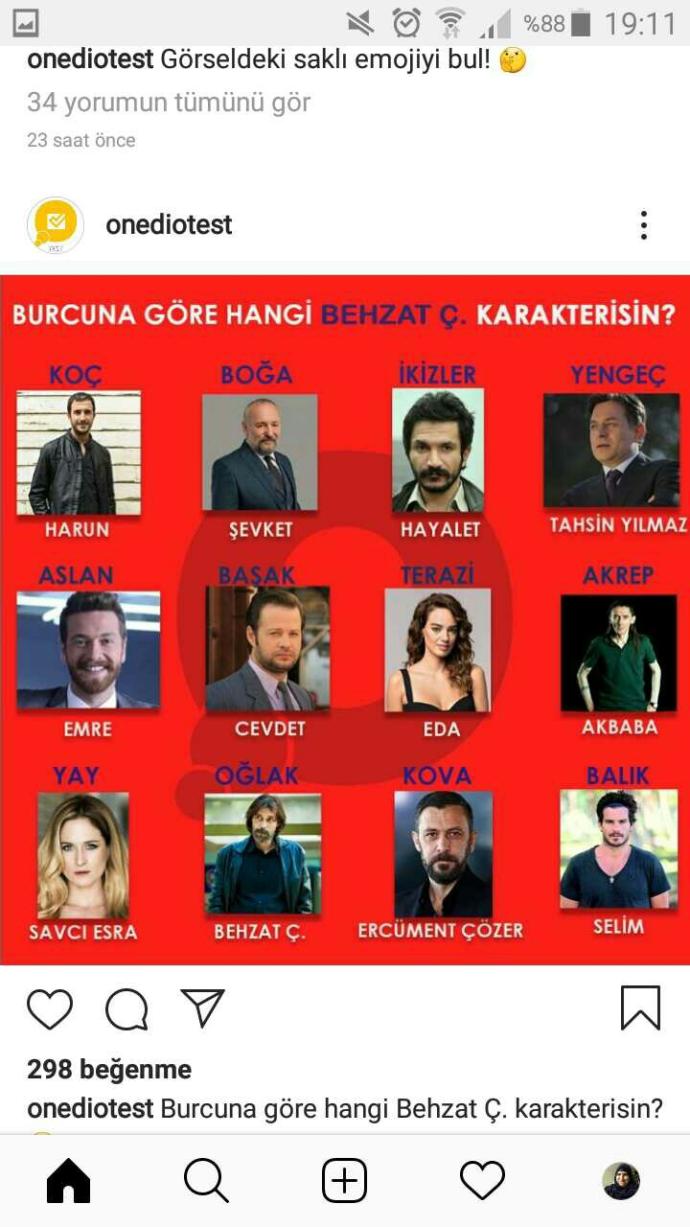 Burcuna göre hangi behzat ç karakterisin ve burcuna gòre ne kadar mutlusun?