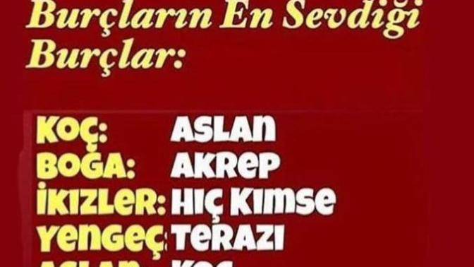 Burçların en sevdiği burçlar kimlermiş öğrenmek İster misiniz?