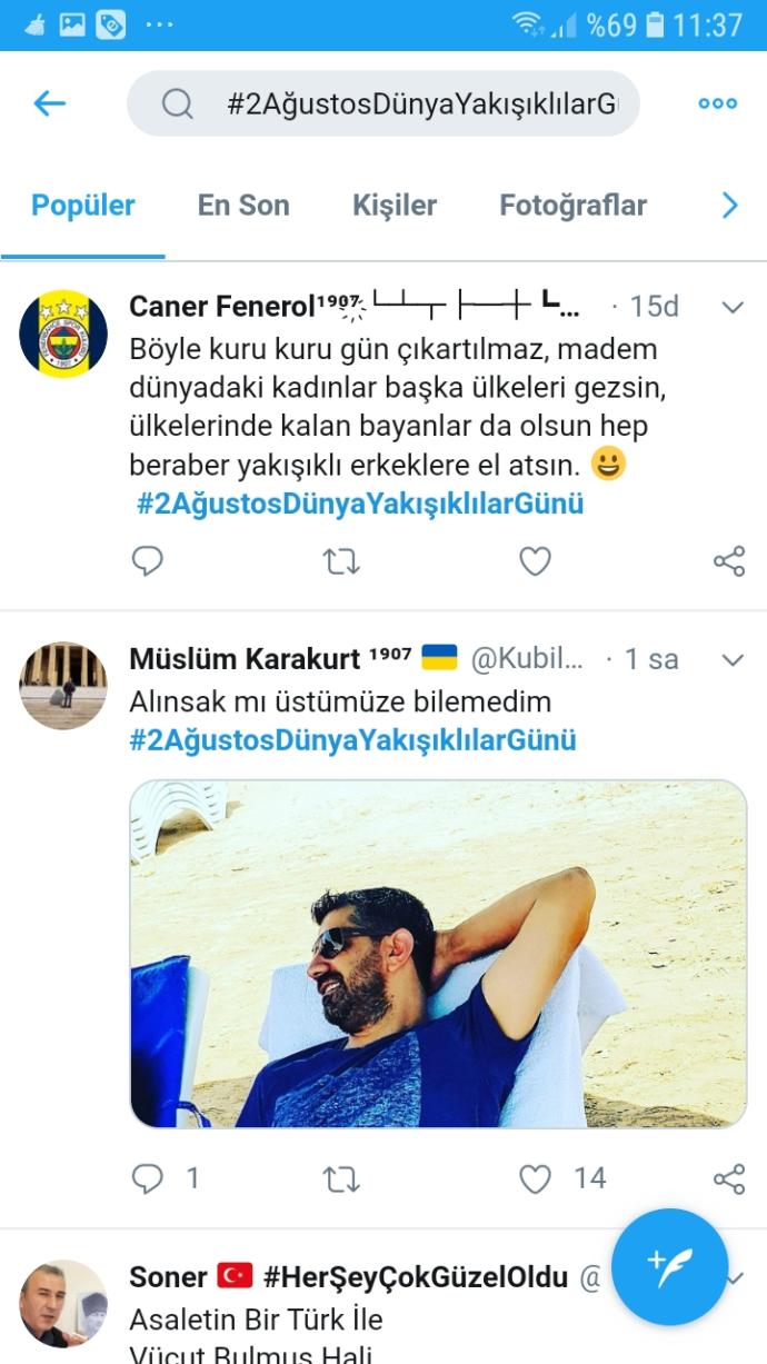 2 Ağustos Dünya Yakışıklılar Gününü Kutladınız mı? Kutlayacak mısınız?