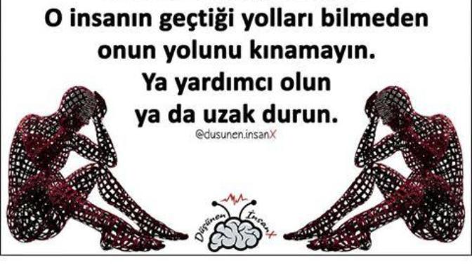İnsanları kendi değerlerinizle yargılar mısınız?