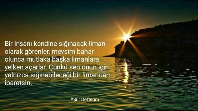 Birilerinin sığındığı liman oldunuz mu hiç?
