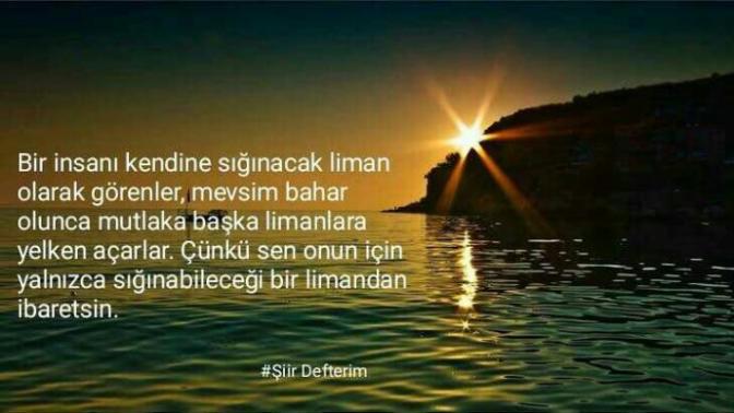 Birilerinin sığındığı liman oldunuz mu hiç?