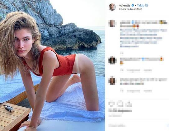 22 yaşındaki mankenin, Instagram'da 198 bin takipçisi bulunuyor