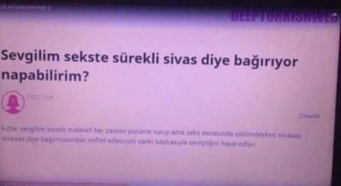SİVAS lı olmayan var mıı?