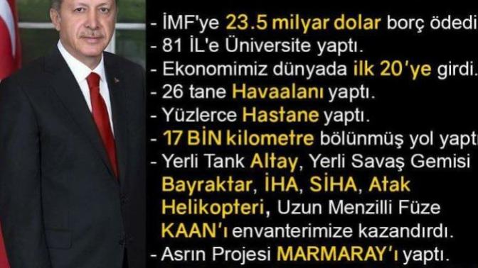 Recep Tayyip Erdoğan size ne yaptı?
