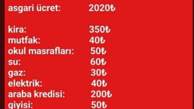 Asgari ücret neyinize yetmiyor nankörler?
