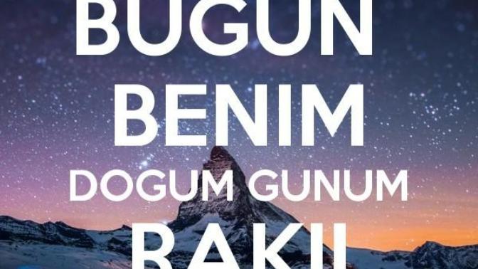 Bugün Benim Doğum günüm?