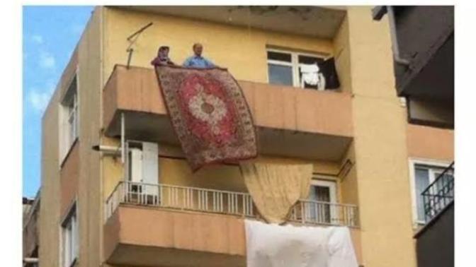 Eşinizle birlikte halı çırpar mısınız?