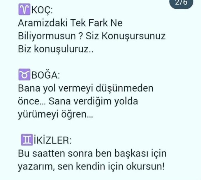 Burçların Laf sokan sözleri nelermiş öğrenmek ister misiniz?