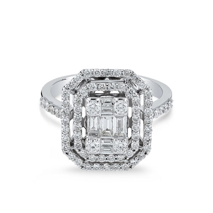 Blue diamond (0,97 crt- renk H )