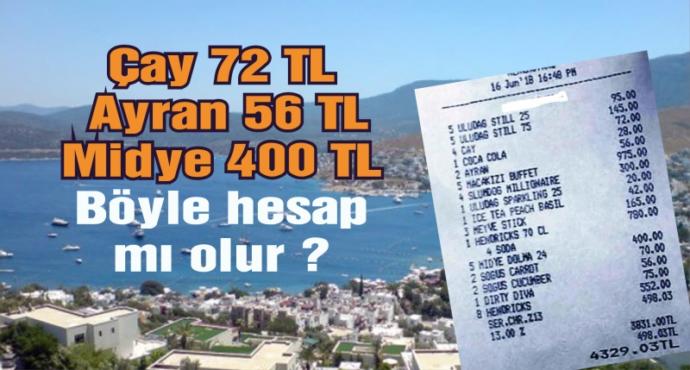 Bodrum'da lahmacun 70 TL, makarna 125 TL, kola ise 40 TL! Peki ya sen bunlara en fazla ne kadar verirsin?