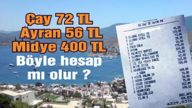 Bodrum'da lahmacun 70 TL, makarna 125 TL, kola ise 40 TL! Peki ya sen bunlara en fazla ne kadar verirsin?